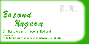 botond magera business card